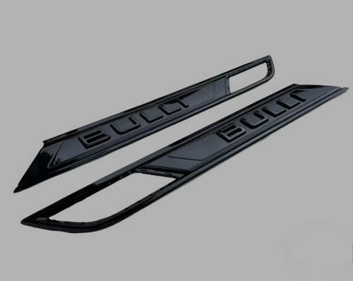Bulli schriftzug set schwarz - ,