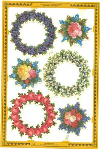 Glanzbilder oblaten scraps - oblaten,