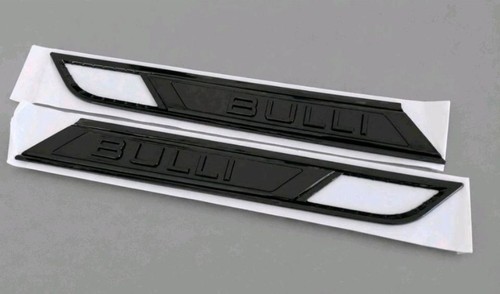 Bulli schriftzug set schwarz - ,