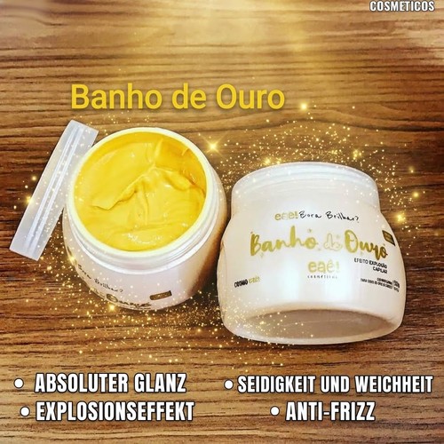 Banho ouro máscara - de,