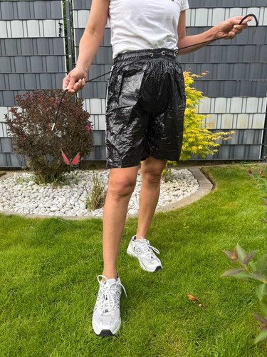 Pvc glanznylon boxershort - pvc, mit