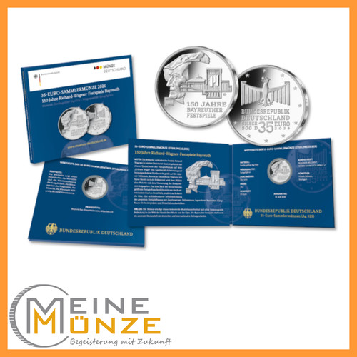 Euro münze 2026 150 jahre - 35,