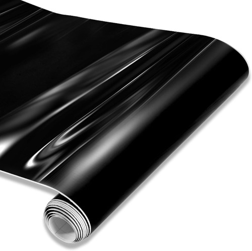 Vinylfolie schwarz hochglanz - schwarz,