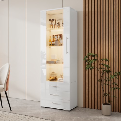 Hochglanzvitrine standvitrine - hochglanzvitrine,