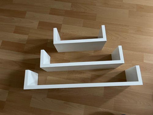 Wandregale set hochglanz - set,