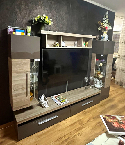 Wohnwand möbel set - tv-möbel,