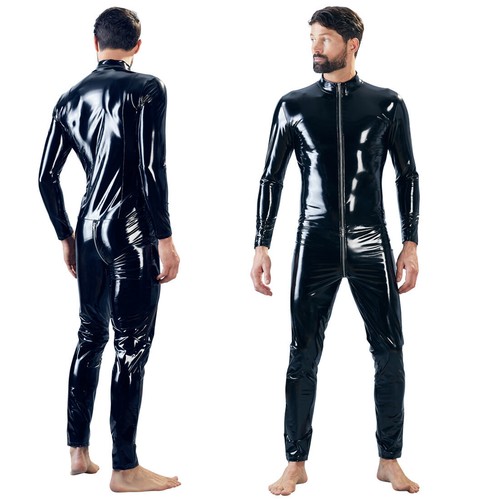 Herren lack overall bodysuit - herren,