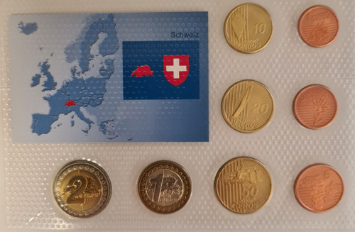Schweiz euro proben satz - schweiz:, euro-proben-satz
